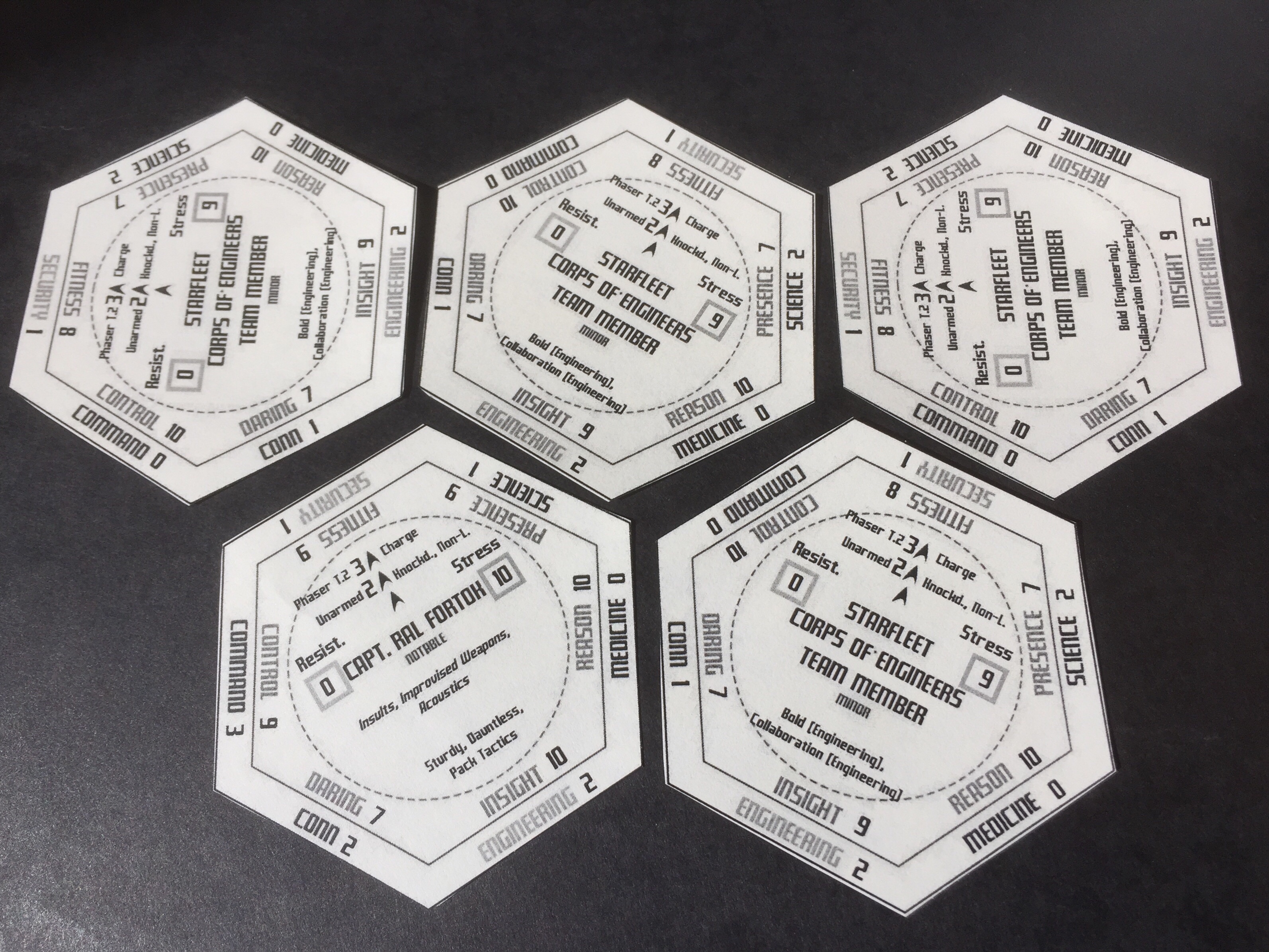 Living Campaign Supplemental: ‘We Are The Stars’ Hex-Coasters