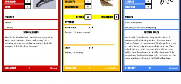 Menagerie Cards: Sets 17 & 18