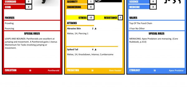 Menagerie Cards: Sets 19 & 20