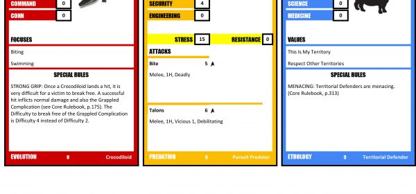 Menagerie Cards: Sets 9 & 10