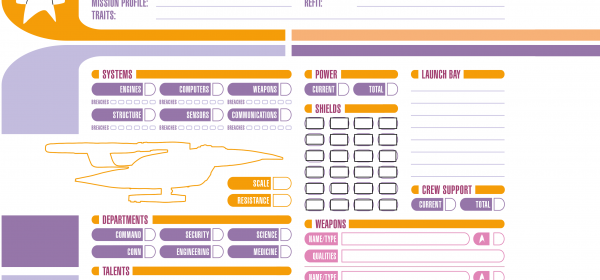 Ship Registry Sheets, Additional A4 (by Cory Belote)