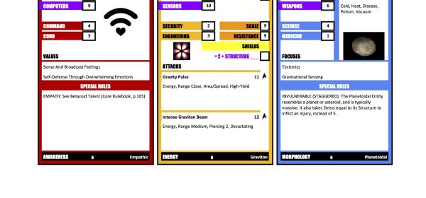 Cosmozoan Cards: Sets 5-8