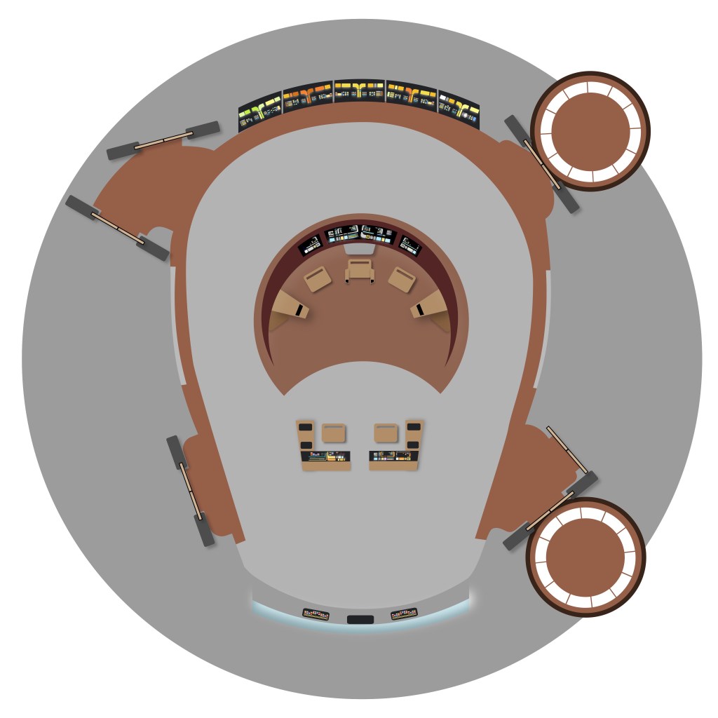 Battle Grid Galaxy Class Bridge