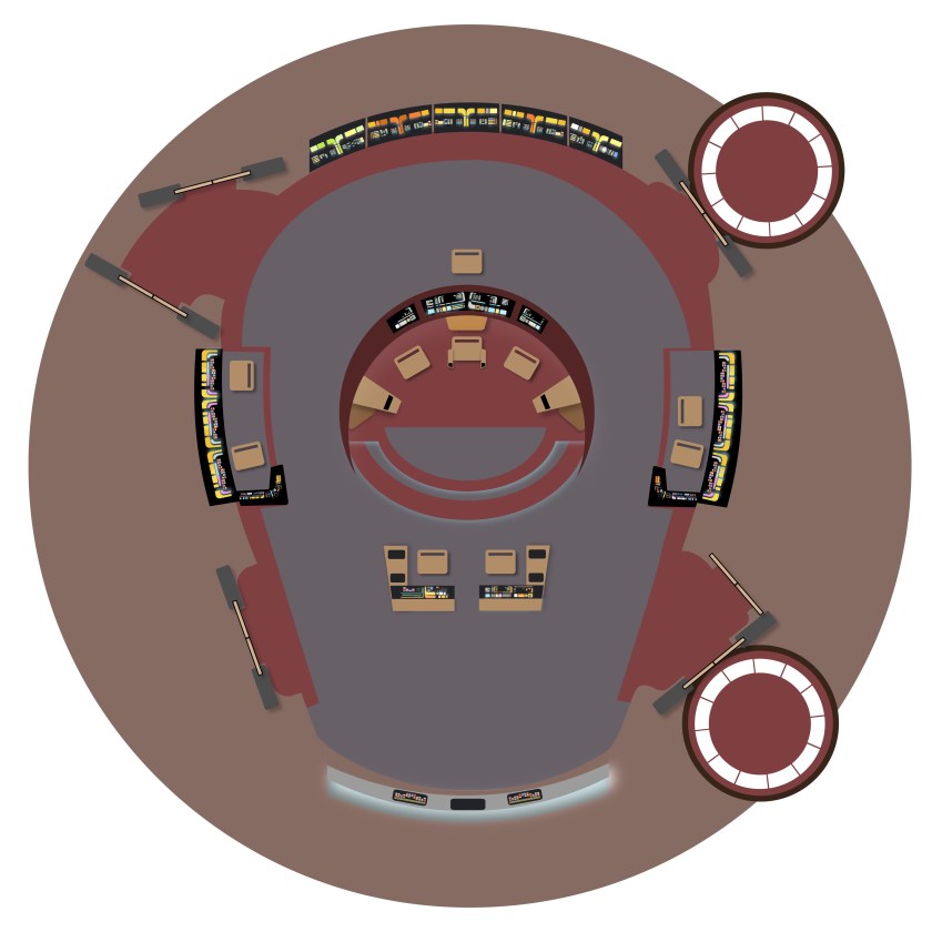 Battle Grid Galaxy Class Bridge