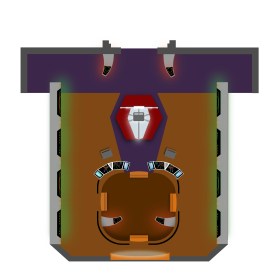 Battle-Grid: Cardassian Galor-Class Bridge