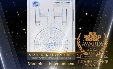 Utopia Planitia Starfleet Sourcebook Wins UK Games Expo 2023 Judges Choice Awards
