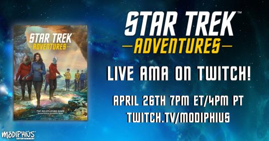 Star Trek Adventures 2e: Live AMA on Twitch