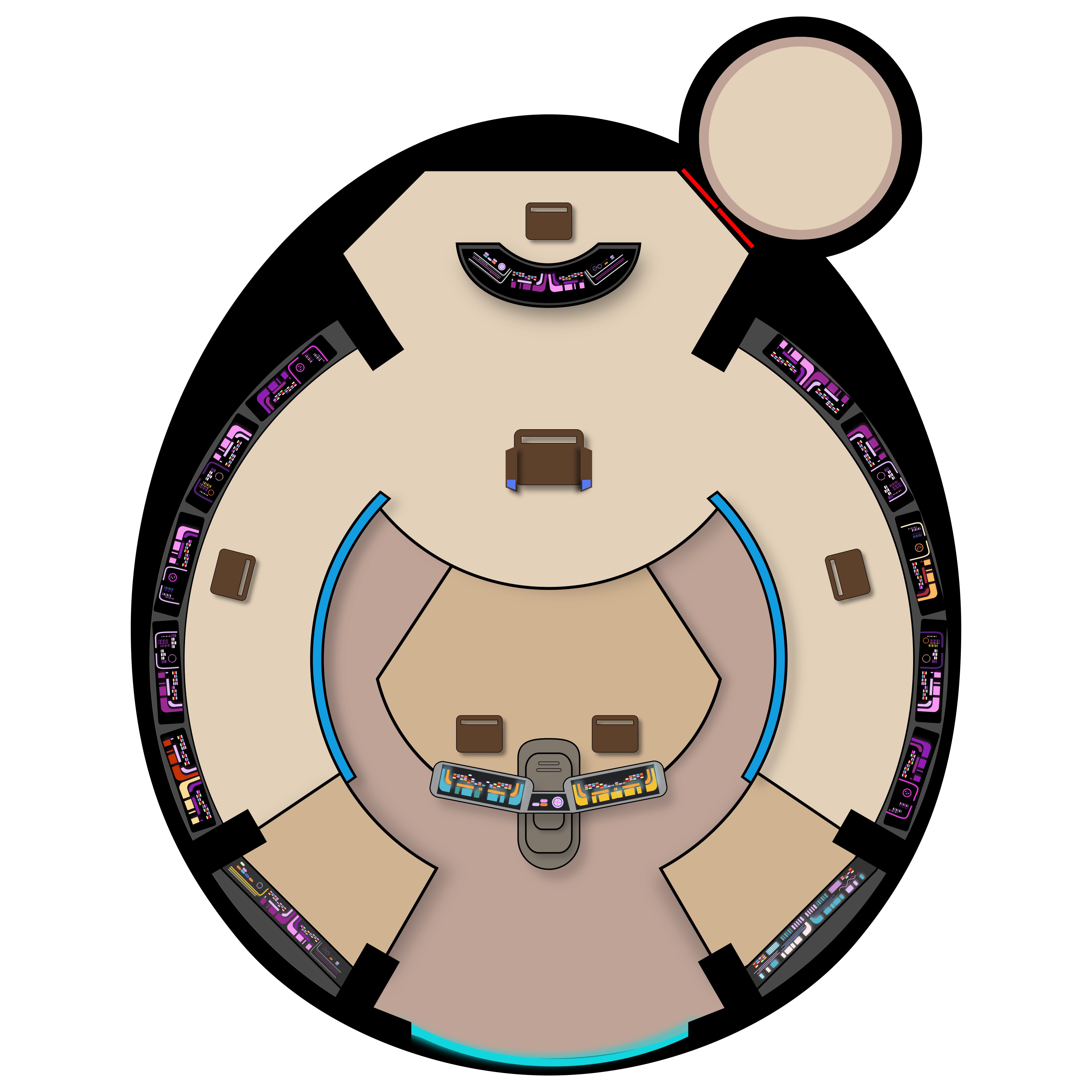 Battle-Grid: Persephone-Class Bridge (Refit)