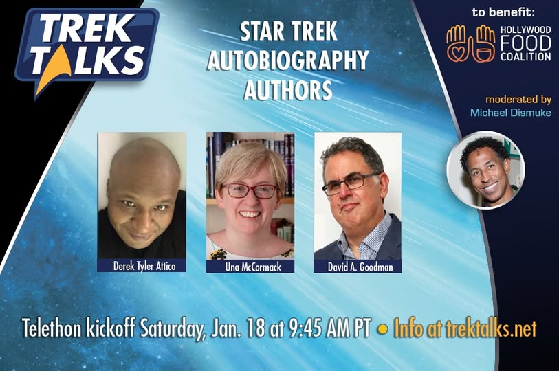 Mark Your Calendars: Ultimate Interview with Authors of the Star Trek Autobiography Series for a Good Cause!