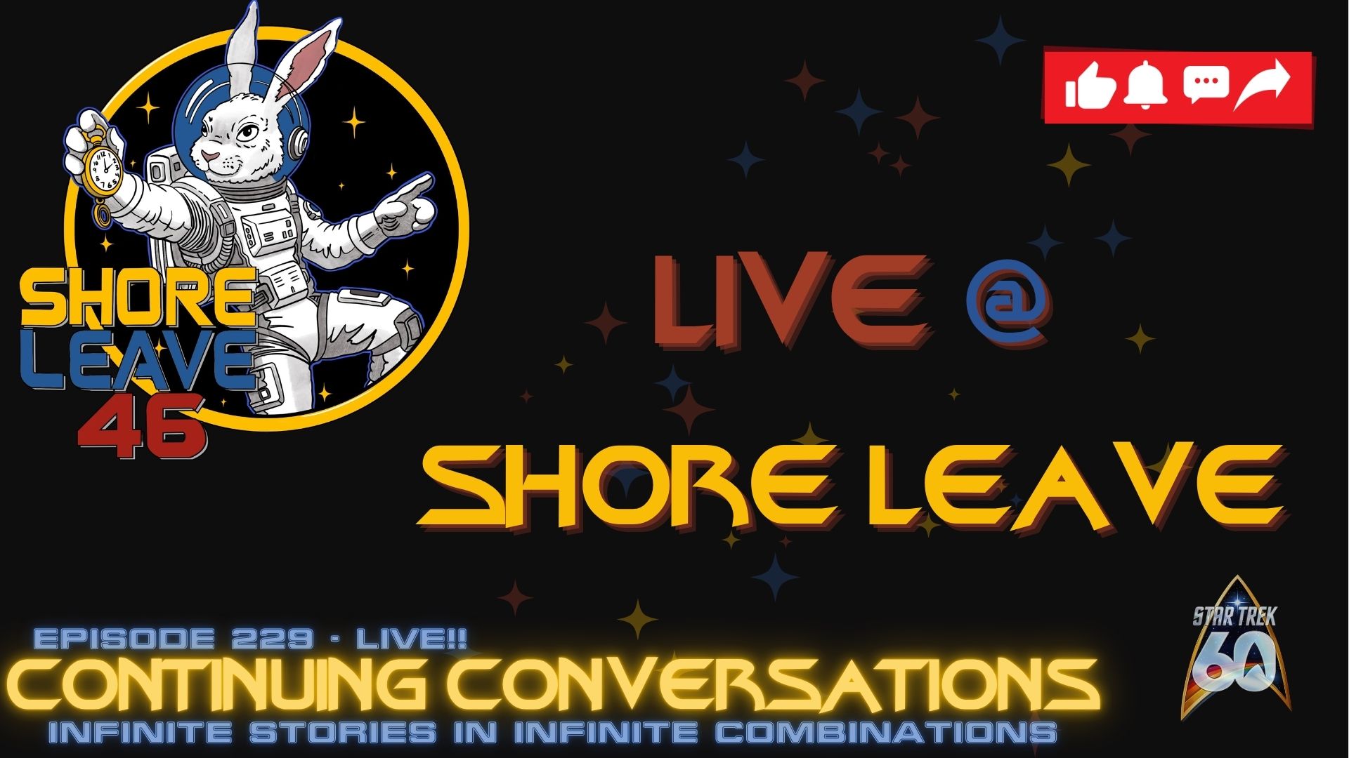Continuing Conversations 229–Live at Shore Leave 46!